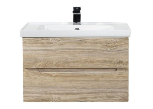 Тумба под раковину Art&Max TECHNO AM-Techno-900-2C-SO-LW823 90х50 подвесная цвет коричневый - фото 2