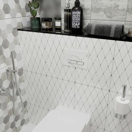 Клавиша смыва механическая Lavinia Boho RelFix 38050903 цвет белый - фото 4