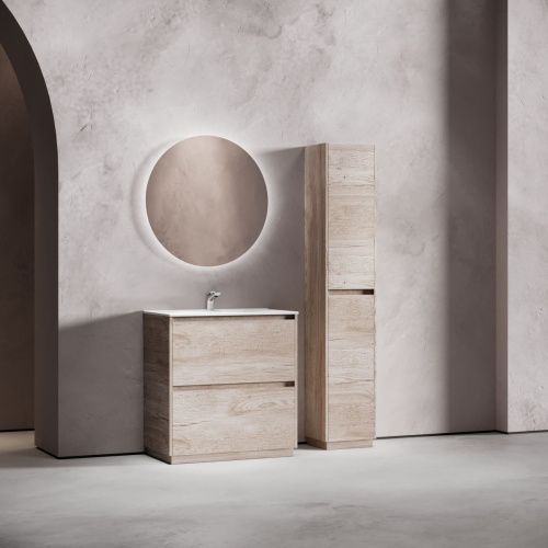 Тумба под раковину Sancos Libra Floor LB80FEG 80х50 напольная цвет коричневый - фото 3