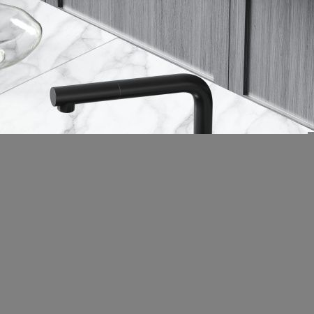 Смеситель для кухни Sancos Spin SC4015MB на мойку черный