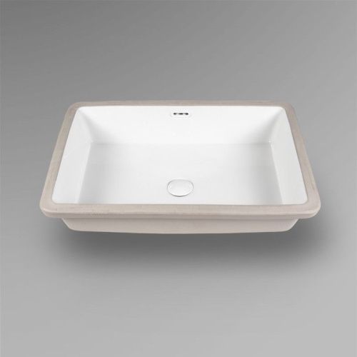 Раковина из сантехнического фарфора Bond Cube S99-600 61х40 встраиваемая цвет белый глянцевый - фото 3