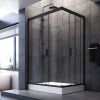 Душевой уголок Am.Pm Gem W90G-404-120290-BT 120х90 стекло прозрачное профиль черный без поддона