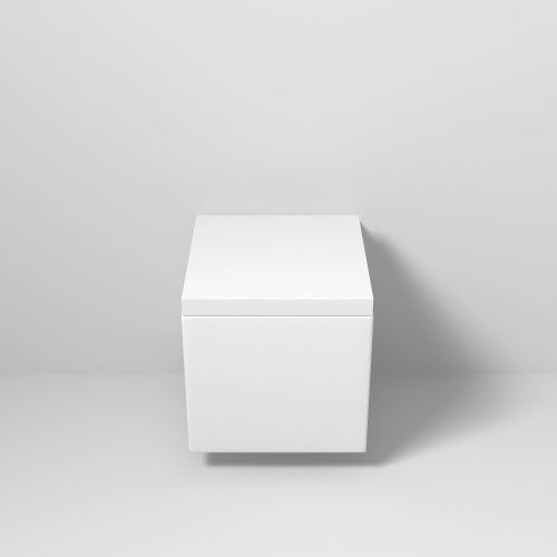 Унитаз подвесной Grossman Cristal GR-4495 белый с сиденьем микролифт безободковый каскадный смыв - фото 3