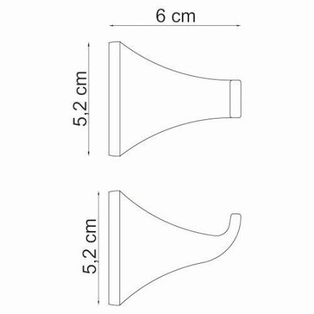 Крючок WasserKRAFT 2523