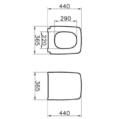 Крышка сиденье Vitra Metropole 122-003-009 - фото 2