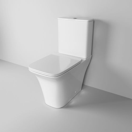 Унитаз напольный с бачком Grossman Galaxy GR-4470S белый с сиденьем микролифт безободковый каскадный смыв - фото 2