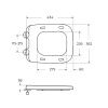 Крышка сиденье для унитаза BelBagno Lago BB128SC