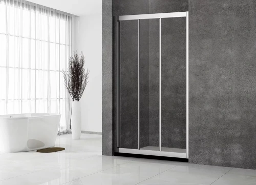 Душевая дверь Veconi Vianno VN31-150-01-C5 150х195 стекло прозрачное профиль хром