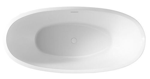 Ванна акриловая Abber AB9285 170х80 отдельностоящая овальная с каркасом - фото 4