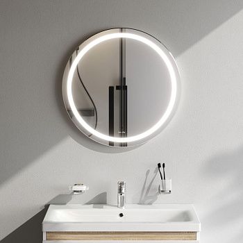 Зеркало с подсветкой Am.Pm X-Joy M85AMOX0651WG 70х70 подвесное