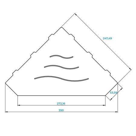 Полка в ванную комнату RGW  49279903-01