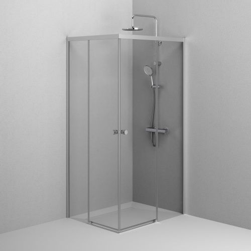 Душевой уголок Am.Pm X-joy W94G-403-100280-MТ1К 100х80 стекло прозрачное профиль хром без поддона - фото 5