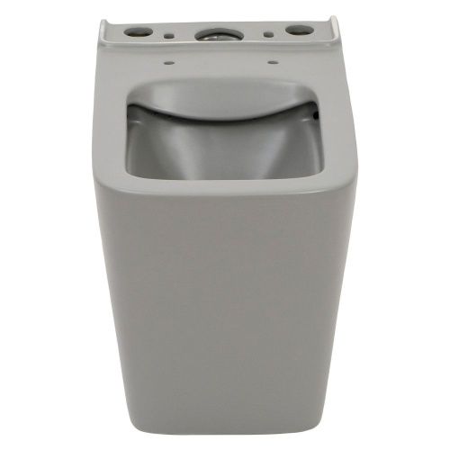 Унитаз напольный с бачком Melana MLN-310306MG серый с сиденьем микролифт безободковый смыв торнадо - фото 4