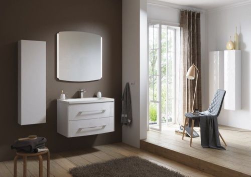 Шкаф-пенал Aqwella Y An.05.25/W 30х120 подвесной цвет белый - фото 2