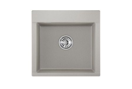 Кухонная мойка Granula 5201, БАЗАЛЬТ 50х50 цвет серый поверхность матовая