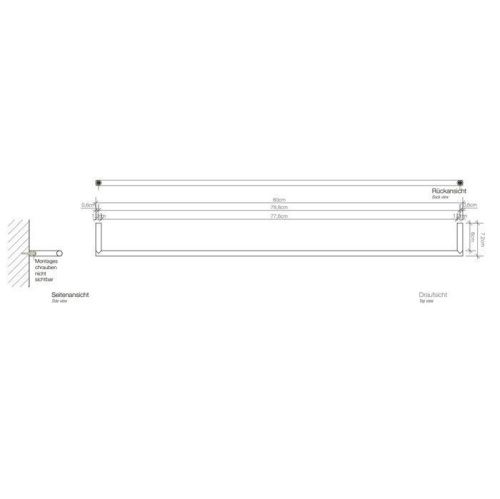 Полотенцедержатель Decor Walther Mikado 521060 - фото 2