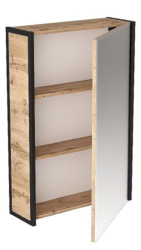 Зеркало-шкаф 1MarKa GRUNGE LOFT Ц0000007992 60х90 подвесной цвет коричневый - фото 2