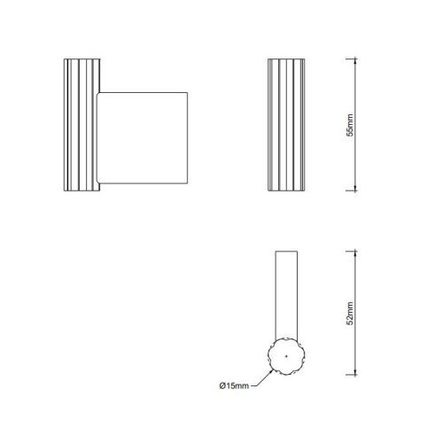 Крючок Decor Walther OF.LINE 670190 - фото 2