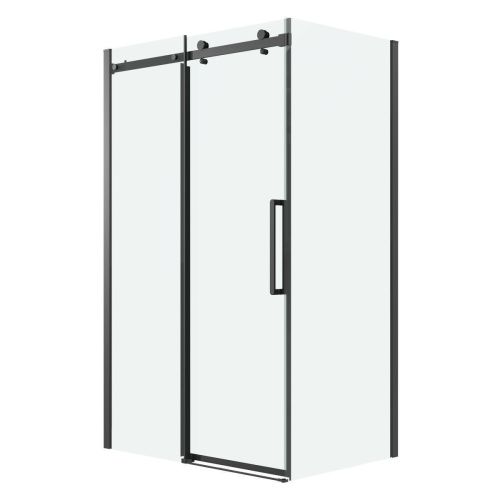 Душевой уголок Grossman Classic 120.K33.04.1680.21.00 160х80 стекло прозрачное профиль черный без поддона