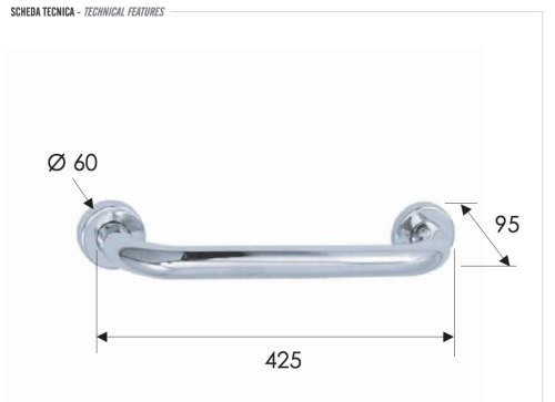 Полотенцедержатель Remer RB440CR - фото 2