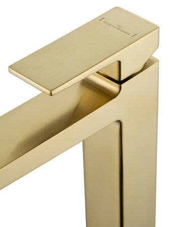 Смеситель для раковины Wonzon & Woghand Cube 2.0 WW-88019068-BG на столешницу золото