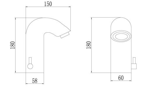 Смеситель Savol S-GY8862 на раковину хром - фото 2