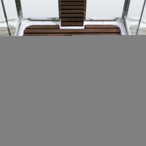 Душевая кабина AvaCan Z Z1910LEDMT 100х100 квадратная с крышей ориентация универсальная - фото 3