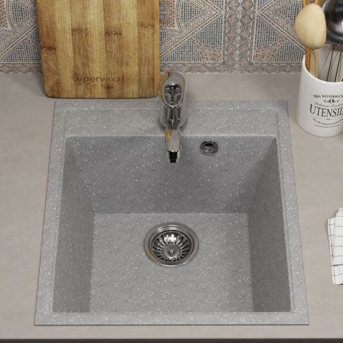 Кухонная мойка Uperwood ECON UPD-404 4910201225 45х50 цвет серый поверхность матовая - фото 3