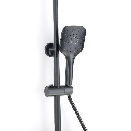 Душевая стойка D-Lin D10A06 настенная цвет черный