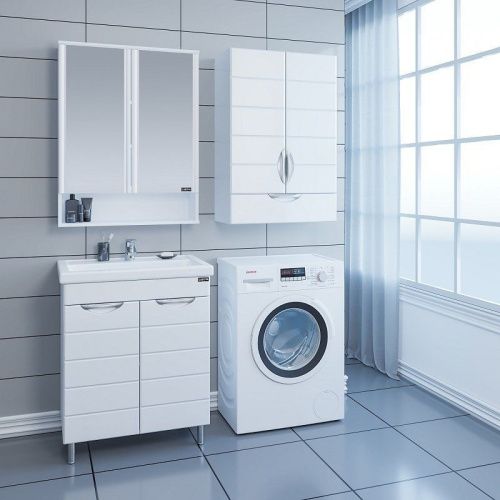 Шкаф СанТа Родос 406003 60х90 подвесной цвет белый - фото 2