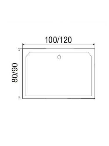Душевой поддон акриловый Wemor 10000006112 120х90 белый с каркасом - фото 2