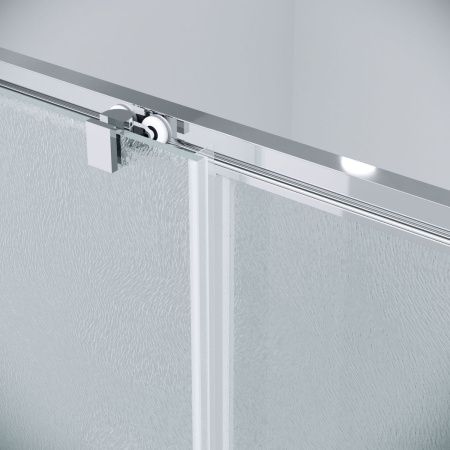 Душевой уголок Grossman Cosmo 120.K33.02.1090.10.02 100х90 стекло текстурное профиль хром без поддона