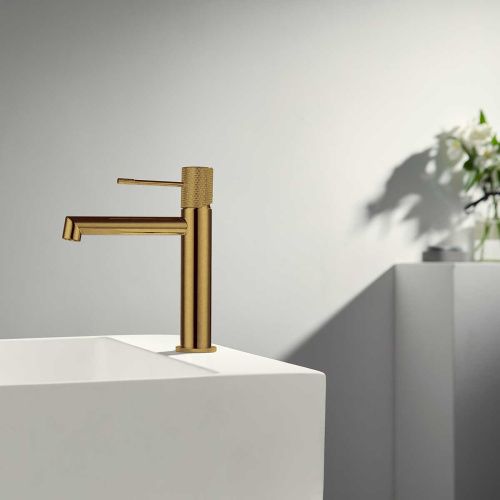 Смеситель Vincea Desire VBF-1D1BG на раковину золото - фото 2