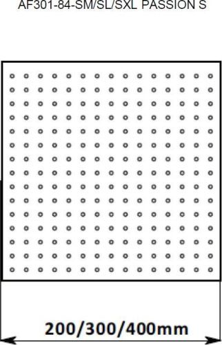 Верхний душ Aquanet Passion AF301-84-SL 30х30 хром - фото 2