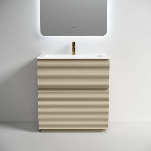 Тумба под раковину Sancos FOLK Floor FL80FCP 80х40 напольная цвет бежевый - фото 2