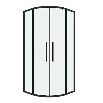 Душевой уголок Grossman Cosmo 301.K33.02.9090.21.00 90х90 стекло прозрачное профиль черный без поддона