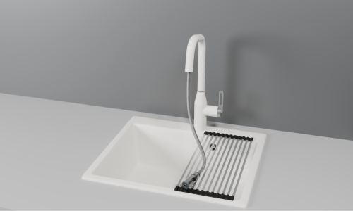 Смеситель для кухни Granula 8171, АРКТИК (БЕЛЫЙ) на мойку белый - фото 2