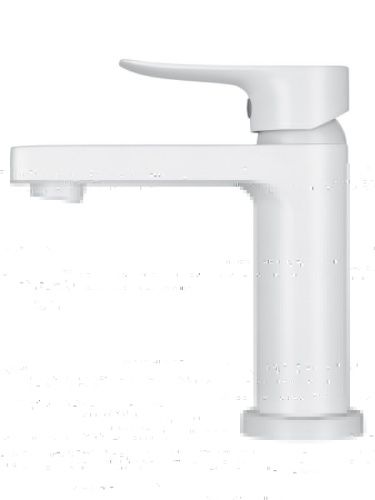 Смеситель Wonzon & Woghand WW-A40222-MW на раковину белый - фото 2