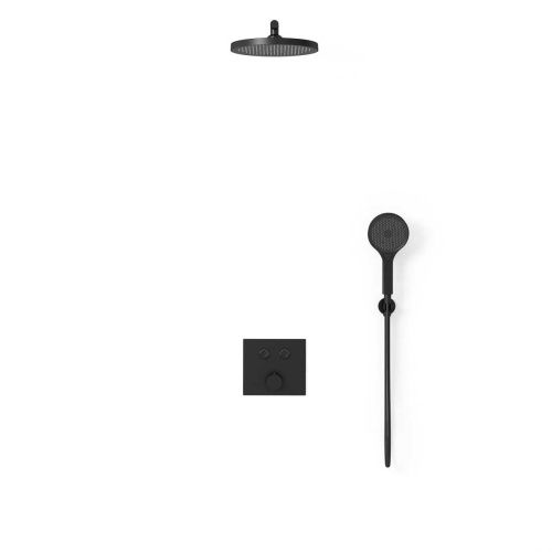 Душевая система Vincea VSFW-4212MB встраиваемая в стену цвет черный - фото 3