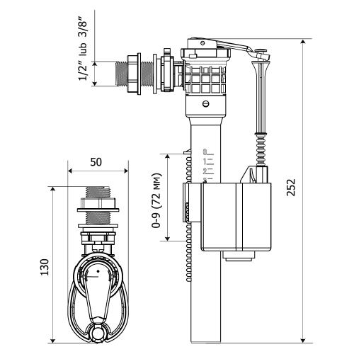 Клапан наполнительный KK POL 350/ZN3/092-00-T1 - фото 2