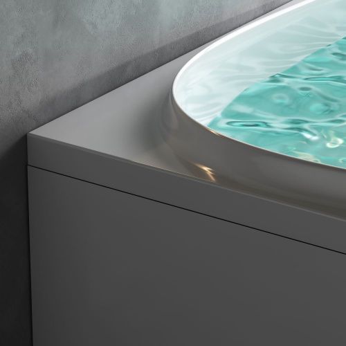 Ванна акриловая Am.Pm Like W80A-170L110W-A 170х110 пристенная асимметричная без каркаса - фото 5