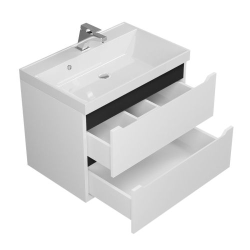 Тумба под раковину Uperwood Tanos 2930205141 70х50 подвесная цвет белый - фото 3