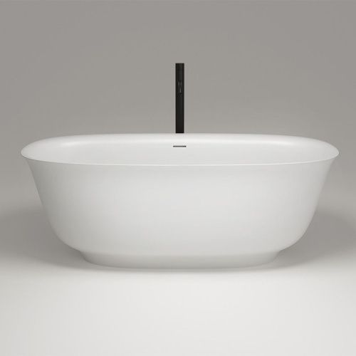 Ванна из искусственного камня Plumberia Selection Seta SETA 170BO 170х75 отдельностоящая овальная с ножками - фото 2