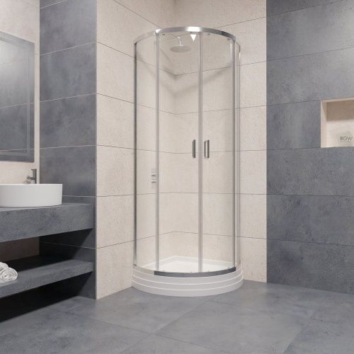 Душевой уголок RGW Passage 06085588-11 80х80 стекло прозрачное профиль хром без поддона - фото 2