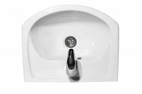 Раковина керамическая Onika Дора 604701 50х40 накладная цвет белый 1 отверстие под смеситель - фото 3