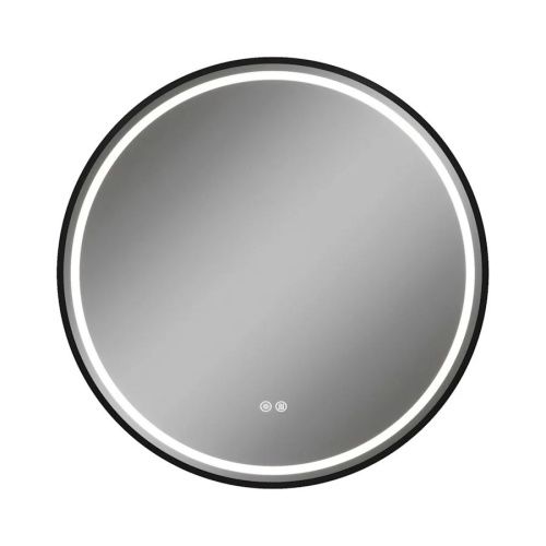 Зеркало с подсветкой и антизапотевателем Maretti Elena EA1480R03EL 80х80 подвесное - фото 2