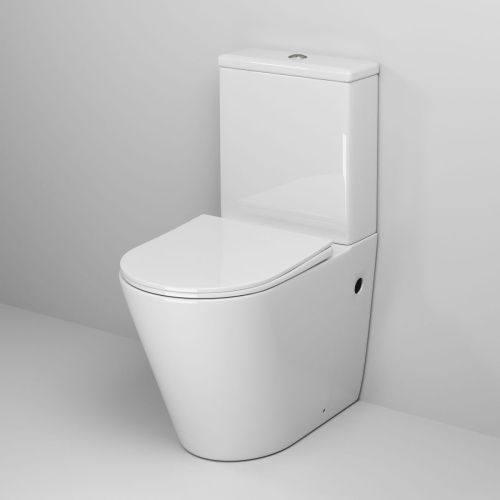 Унитаз напольный с бачком Grossman Color GR-4480S белый с сиденьем микролифт безободковый каскадный смыв - фото 2