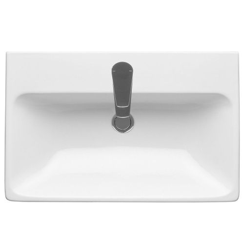 Раковина из сантехнического фарфора Santek Адриана WH501628 70х50 накладная цвет белый - фото 3
