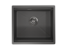 Кухонная мойка Granula Kitchen Space 5045U, ГРАФИТ МАТОВЫЙ 50х45 цвет черный поверхность матовая