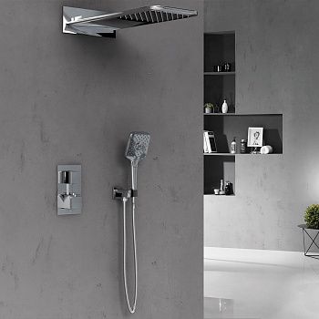 Душевая система Vincea VSFW-103TCH встраиваемая в стену цвет хром с термостатом